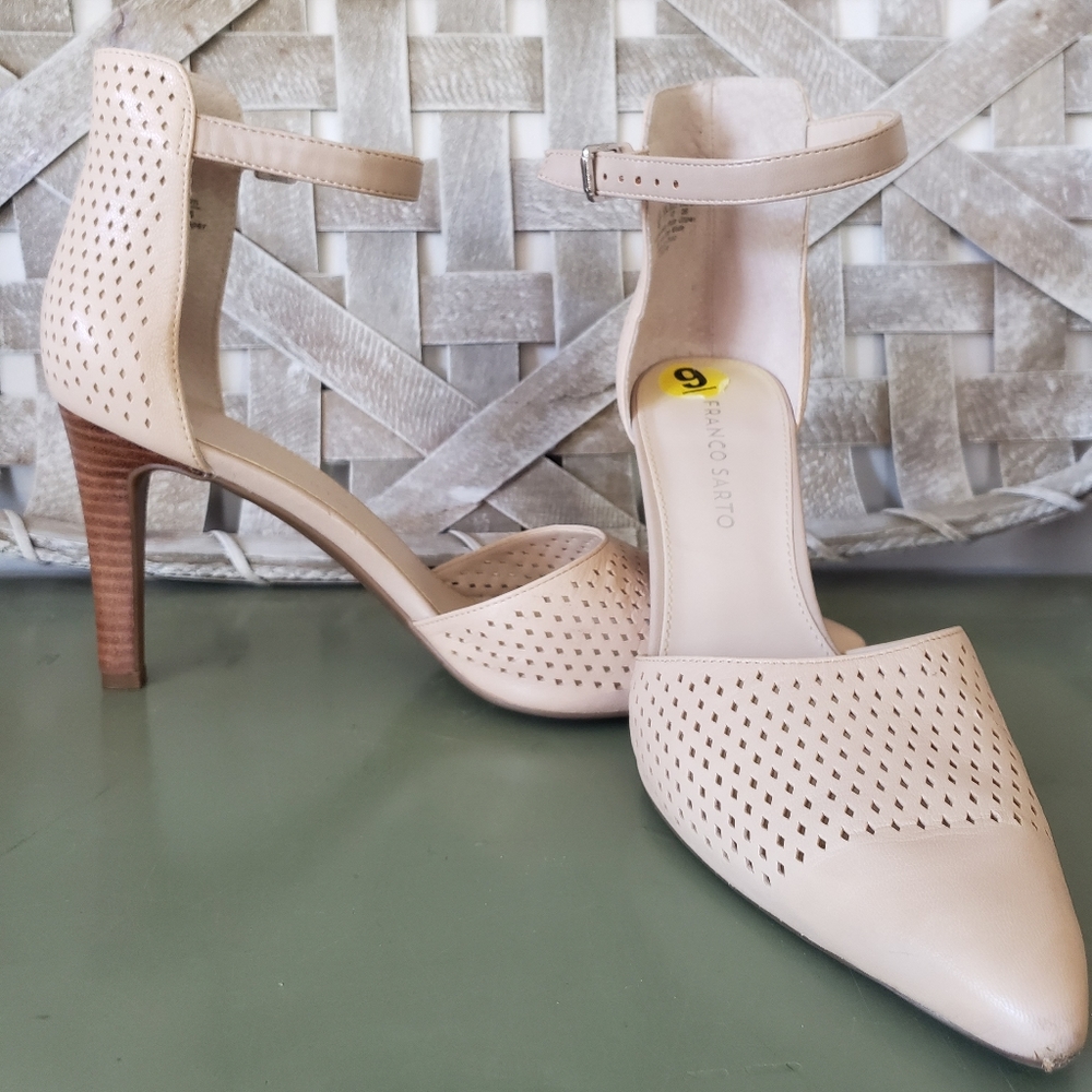 Franco Sarto Ankle Strap Heels